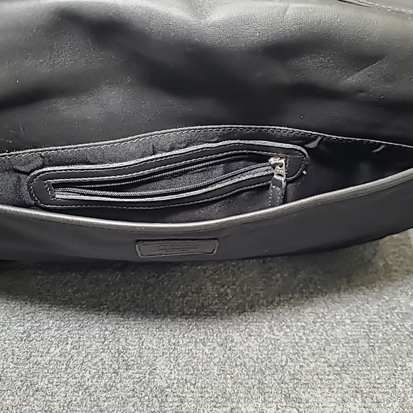 Vtg‎ COACH Black Leather/ Nylon Men's Briefcase Messenger Bag - Picture 8 of 14